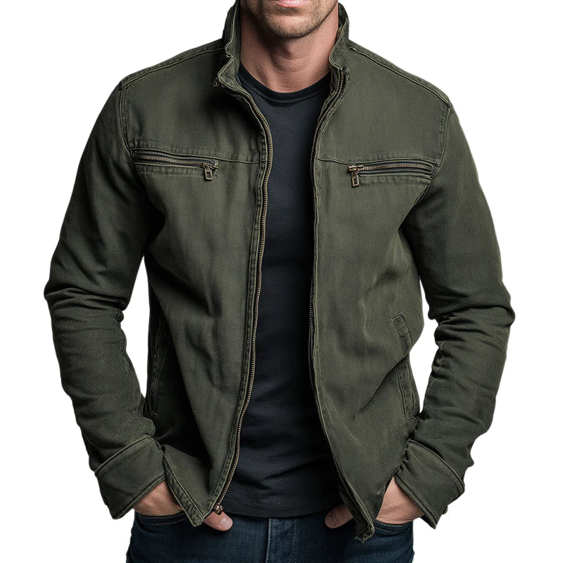 DEAN | VINTAGE COTTON ZIP JACKET