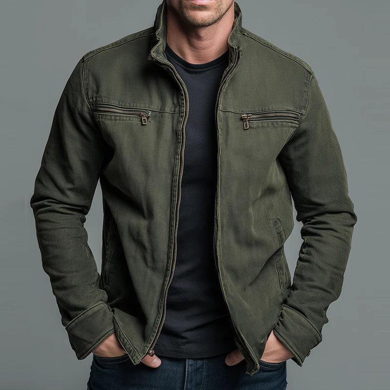 DEAN | VINTAGE COTTON ZIP JACKET
