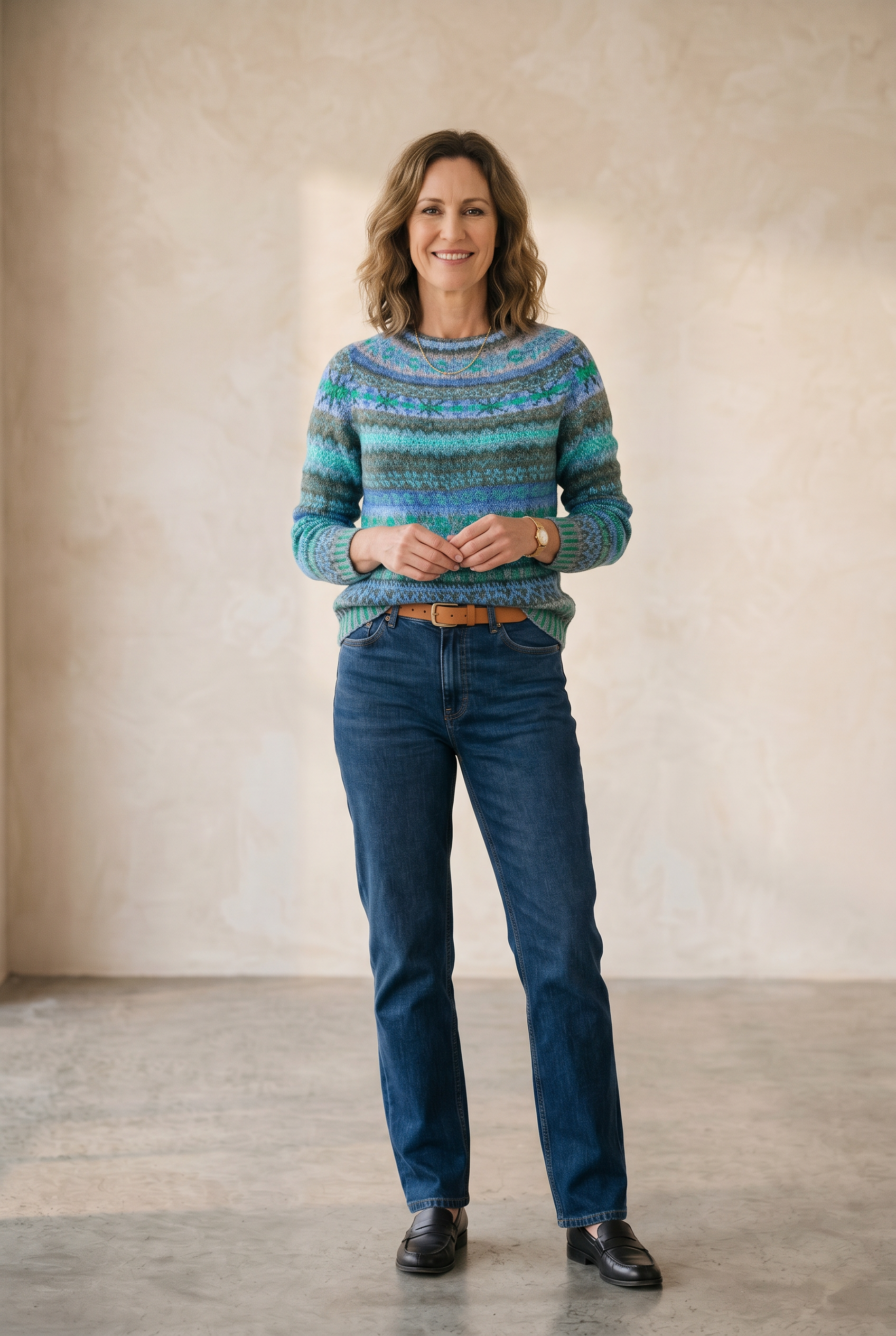 CHARLOTTE | CLASSIC VINTAGE KNIT SWEATER